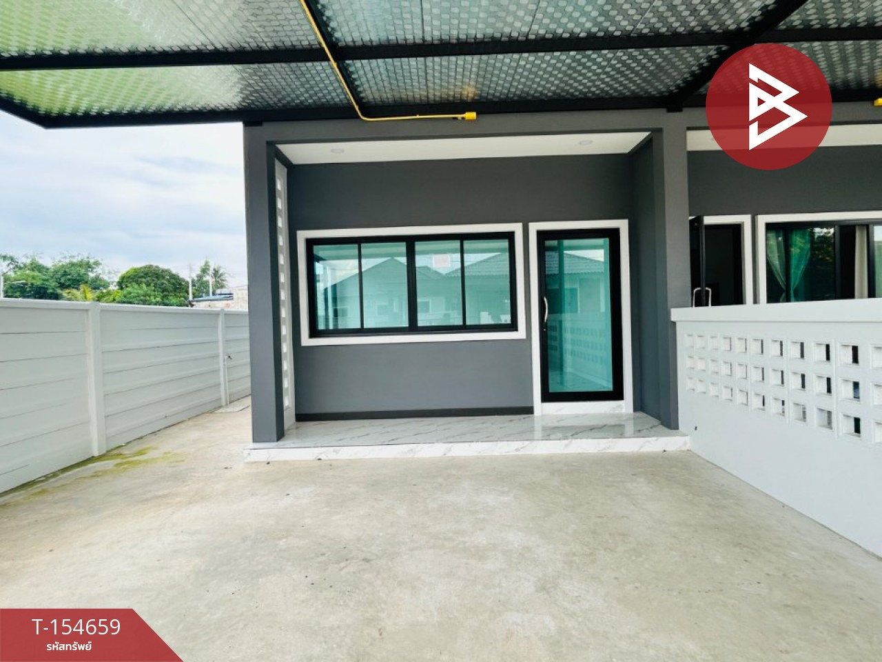 One-story townhouse for sale, area 32.7 sq m, Photharam, Ratchaburi. – รูปที่ 4