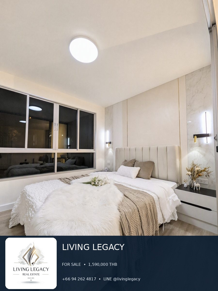 For sale: Dcondo Onnut–Rama 9, 1 bedroom, 29 sq m, Building A, 1st floor.