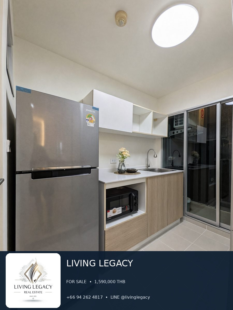 ขาย Dcondo Onnut–Rama 9 1 ห้องนอน 29 ตร.ม. อาคาร A ชั้น 1 – รูปที่ 4