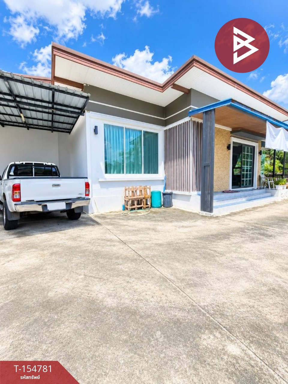 Single house with land for sale, area 80 sq m, Phong Sawai, Ratchaburi. – รูปที่ 3