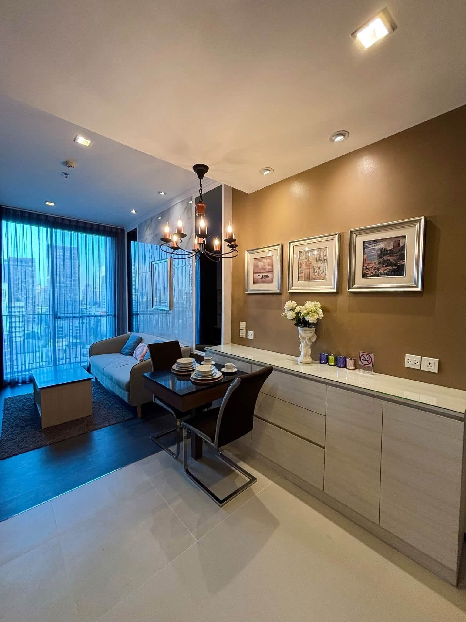 🔥Rent at Edge Sukhumvit 23 🔥1BR 1BR.🔥 38,000 🔥43.20sqm. 🔥Floor10