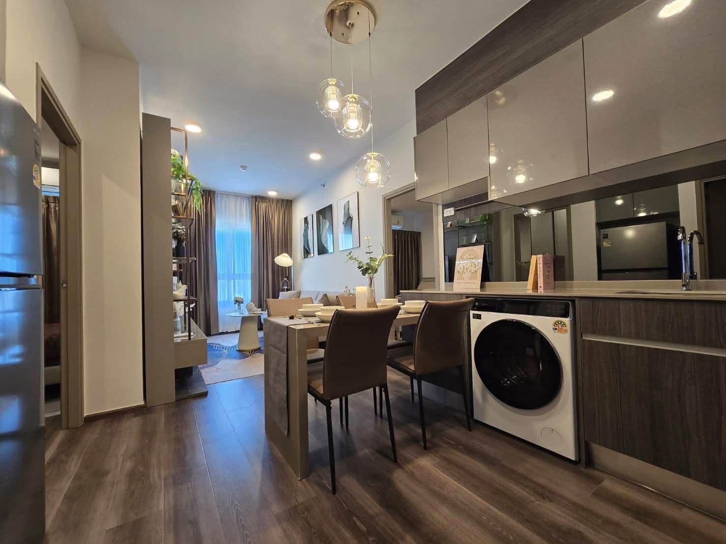 🔥Rent at IDEO Rama 9–Asoke 🔥2BR 2BR.🔥 35,000 🔥53sqm. 🔥Floor27 – รูปที่ 3