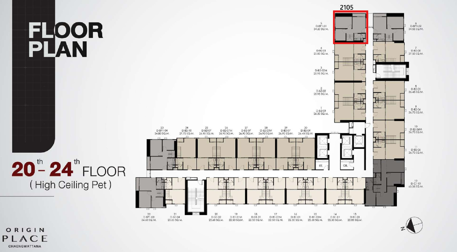 🔥 Great Price for Sale / Down Payment! 🔥 Pet-Friendly Condo & Ready to move in❗️🐶🐱 🏢 Origin Place Chaengwattana 🚆 Near MRT – !