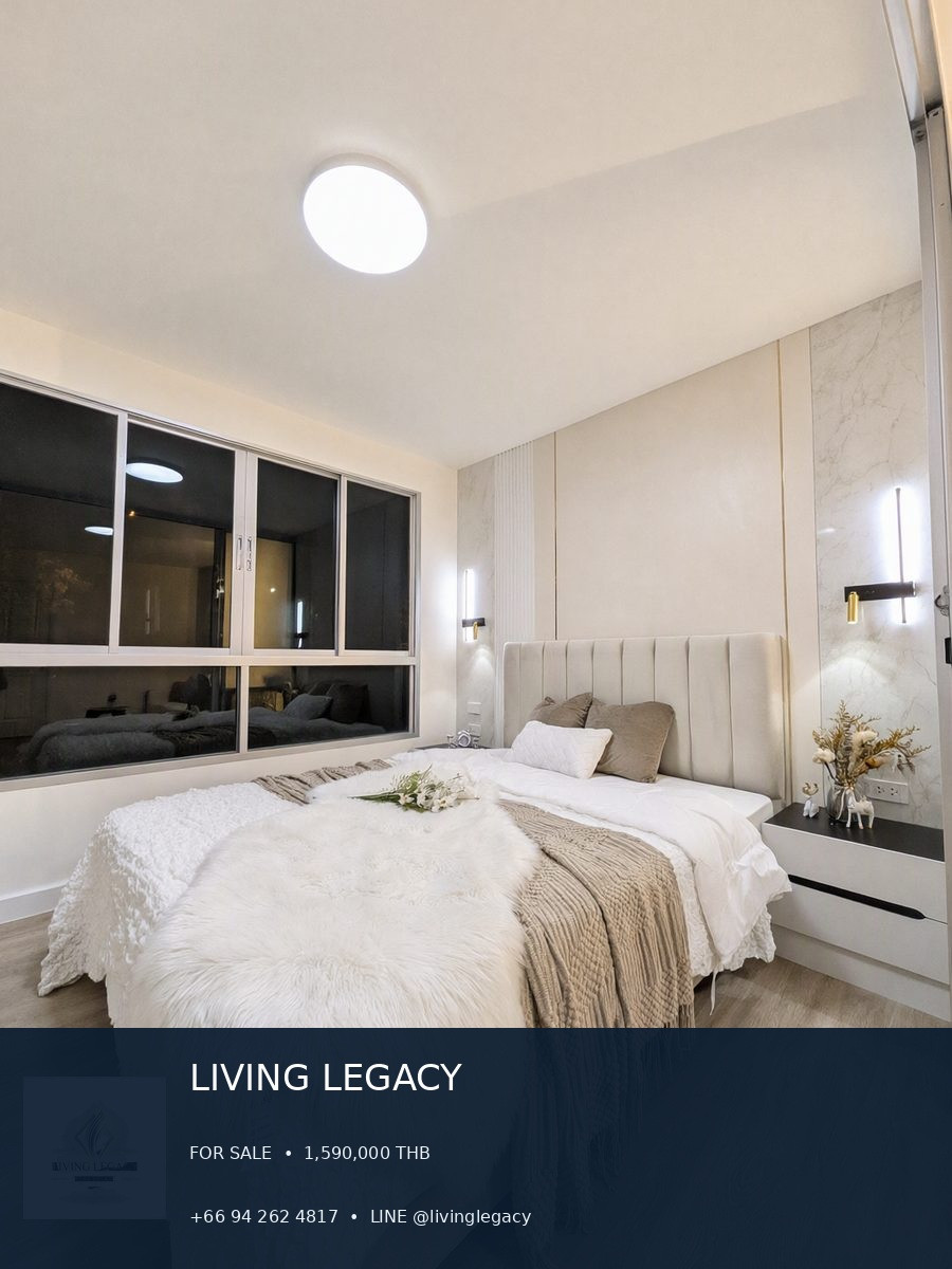 For sale: Dcondo Onnut–Rama 9, 1 bedroom, 29 sq m, Building A, 1st floor.