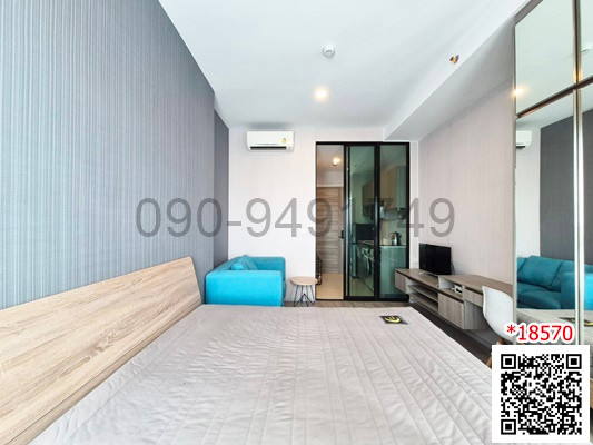เช่า คอนโด KnightsBridge Collage รามคำแหง 1 ห้องนอน ชั้น 19 ใกล้ MRT หัวหมาก  – รูปที่ 2