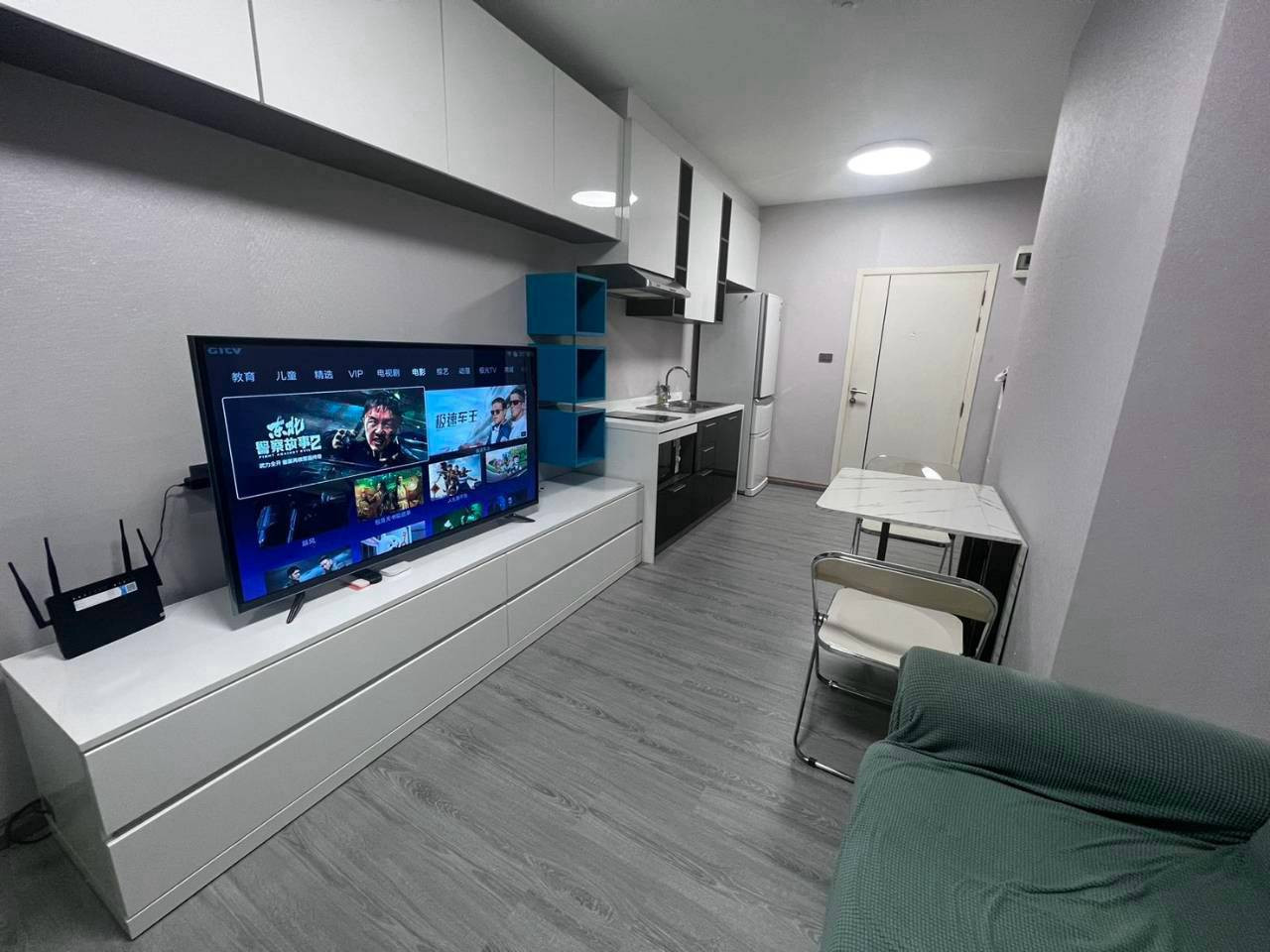 [For rent] A Space Asoke-Ratchada (A Space Asoke-Ratchada) – Building C, 1st floor, large size 35 sq m., beautiful room, fully furnished + electrical appliances. Just carry your bags and move in! 🏢🌿