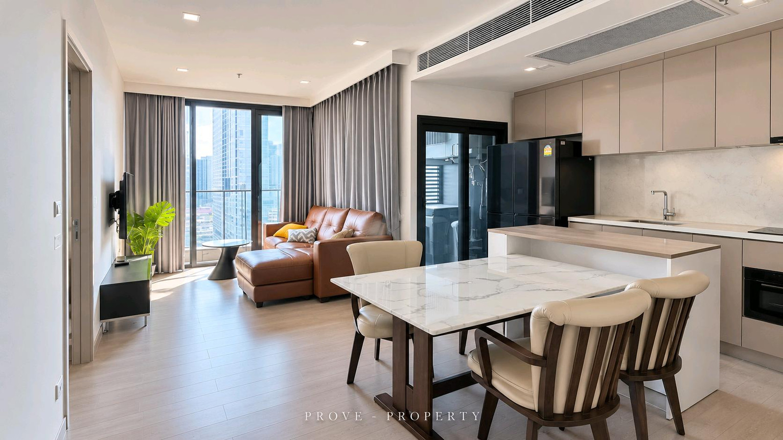 High Floor | 2-Bedrooms | 68 SQ.M. | One9Five Asoke–Rama 9 | 086-929-9929