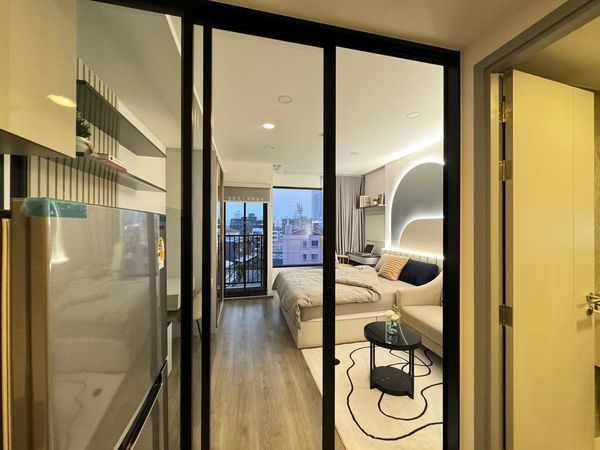 For rent Soho Bangkok Ratchada, 1 Bedroom 1 Bathroom, size 26 sq m, 6th floor.