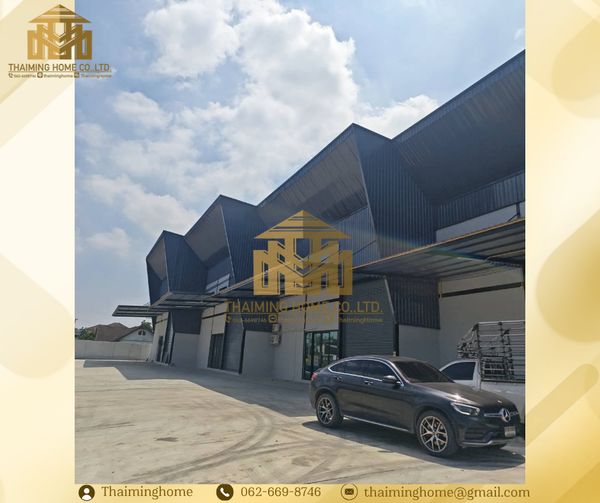 ให้เช่าโกดังติดถนนใหญ่ ขนาด 646 ตร.ม และ 669 ตร.ม. แถวมีนบุรี หทัยราษฎร์ (TW6-6826) 