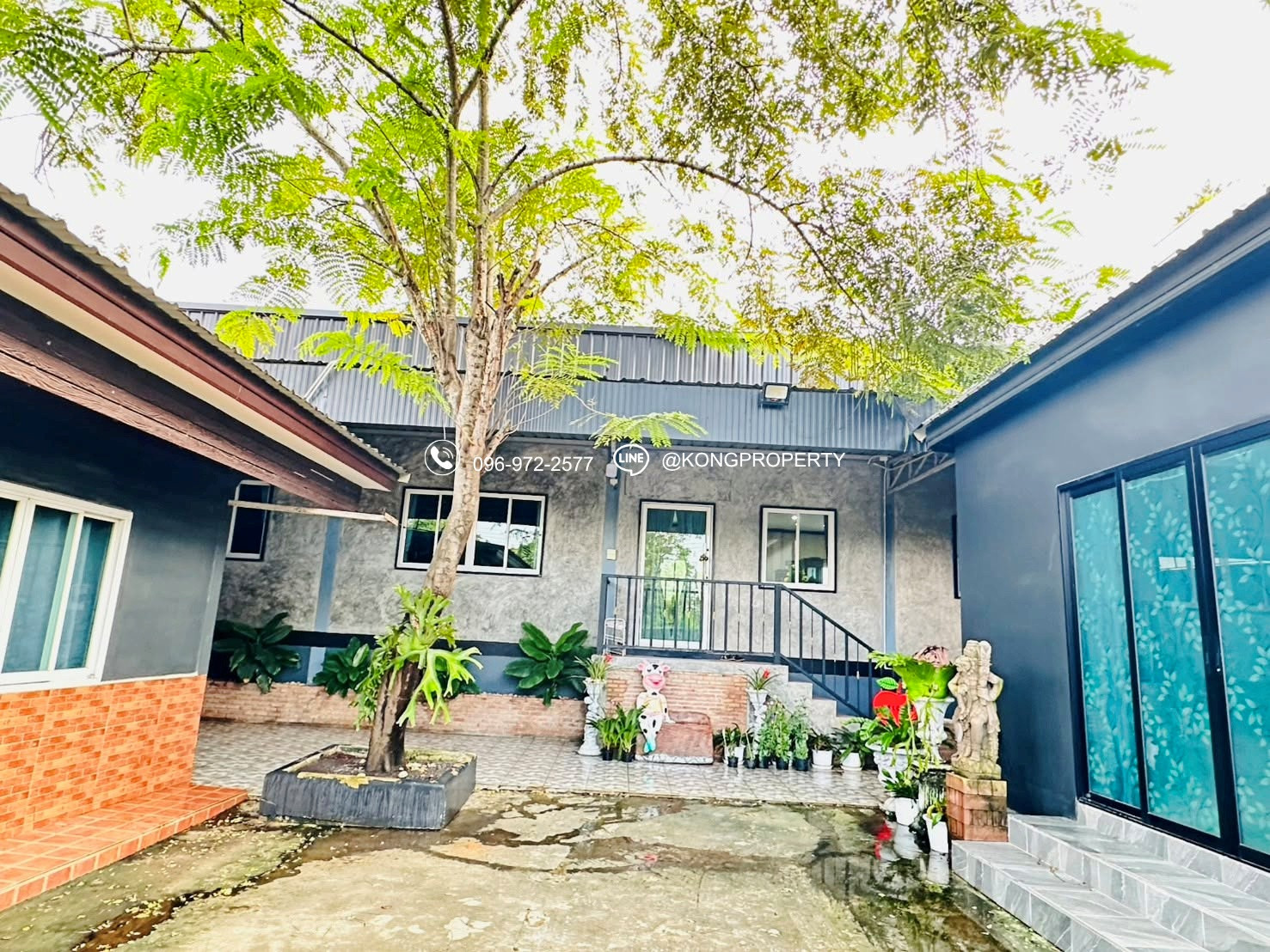 Warehouse, office for rent with worker quarters, Bang Yai, Nonthaburi, area 2 rai. – รูปที่ 3