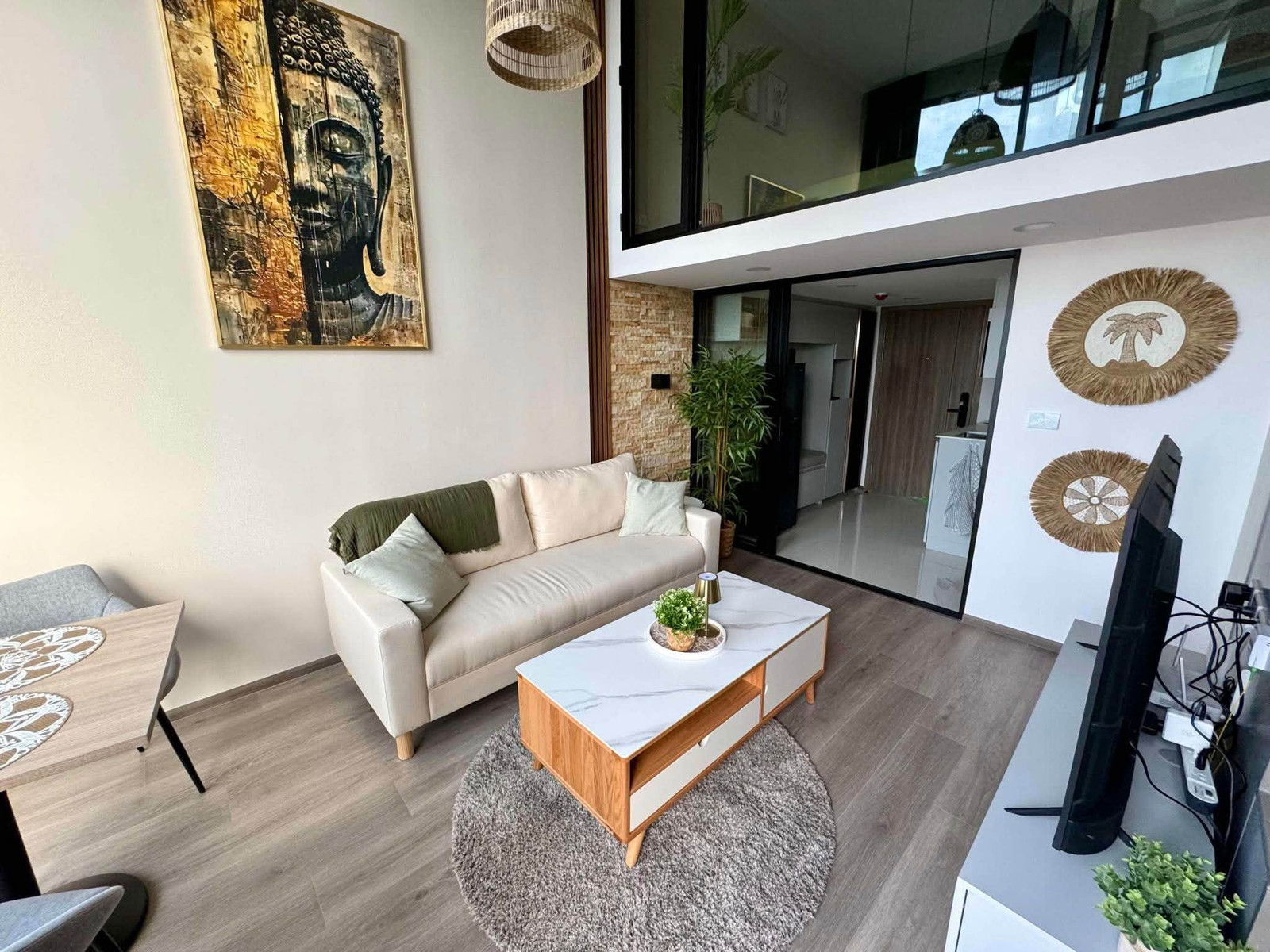 Duplex Condo in Phra Khanong for rent (just 250 Meter to BTS) - Knightsbridge Space-Sukhumvit Rama 4.