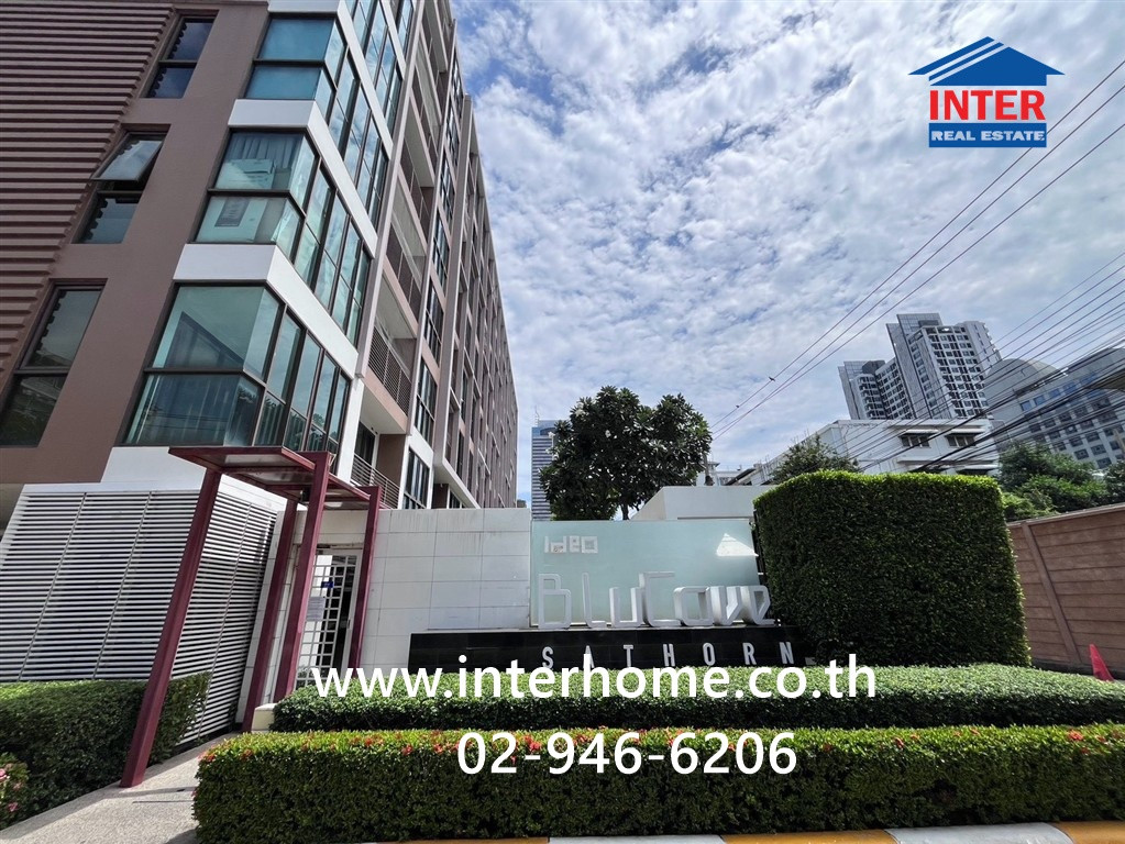 Condominium 34.36 sq m. Ideo Blue Cove Sathorn, next to BTS Wongwian Yai. Soi Krungthonburi 1 Ratchaphruek-Sathorn Road Somdet Phra Chao Taksin Road, Khlong San District, Bangkok