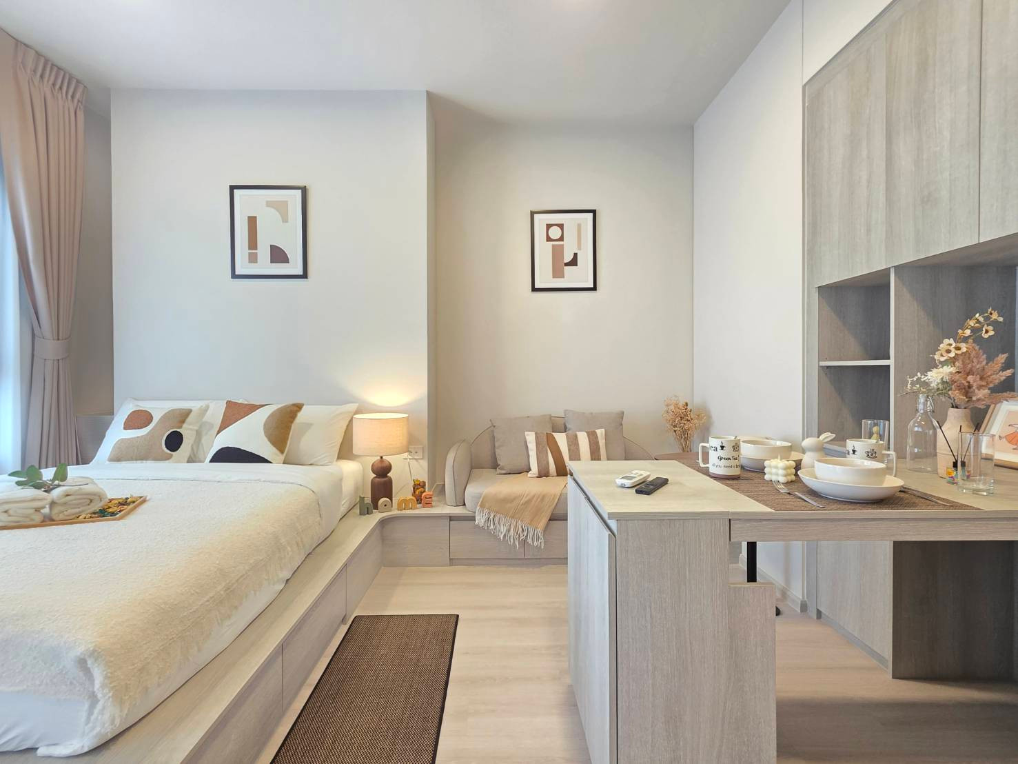 For rent 🌟COBE Ratchada-Rama 9 🌟 Studio🛏️ size 25.72 sq m, near MRT Cultural Center. – รูปที่ 2