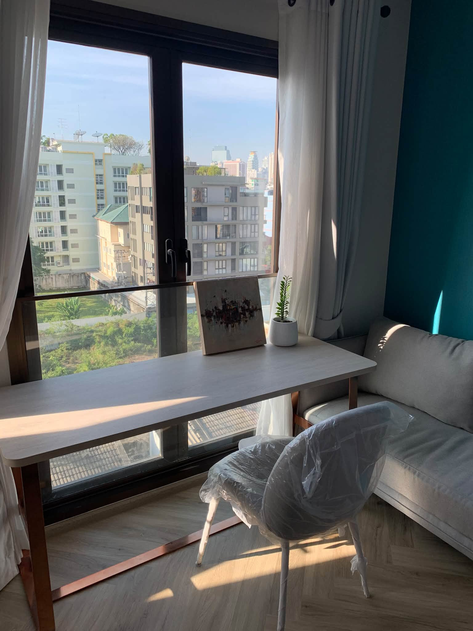 Condo for rent, has a work room, good price, Thonglor view, corner room, Chapter Thonglor25 – รูปที่ 3