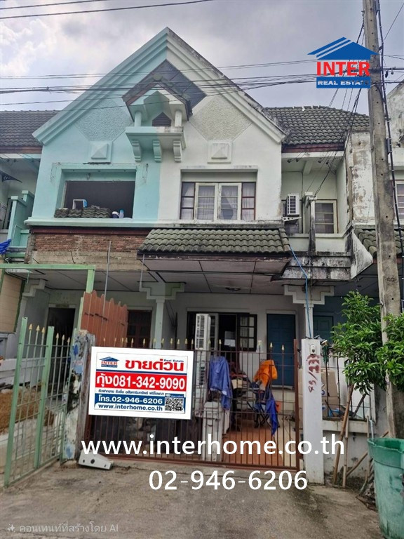 Townhouse, 2 floors, 21 sq m, Lally Ville Village. Near Wat Lat Sanun Soi Rangsit-Nakhon Nayok 30, Phahonyothin Road, Lam Luk Ka Road, Lam Luk Ka, Pathum Thani – รูปที่ 2