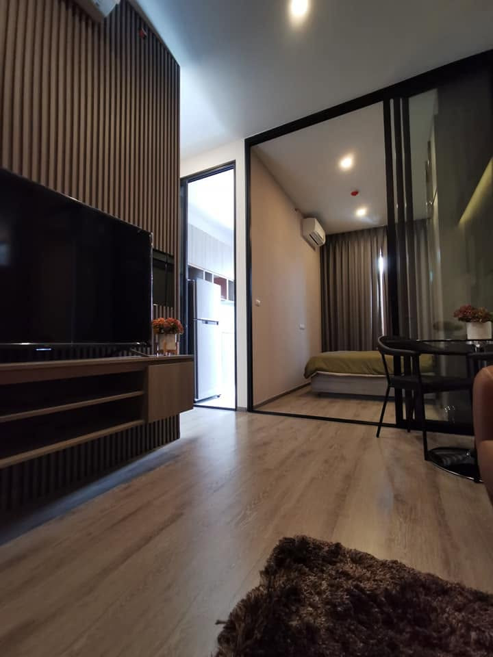 🏙️ Condo for rent KnightsBridge Prime Onnut (KnightsBridge Prime Onnut)|Beautiful room, 17th floor, river view 💰 Rent only 16,000 baht/month 📐• Size 28 sq m. • 17th floor, river view, no buildings blocking it. – รูปที่ 3