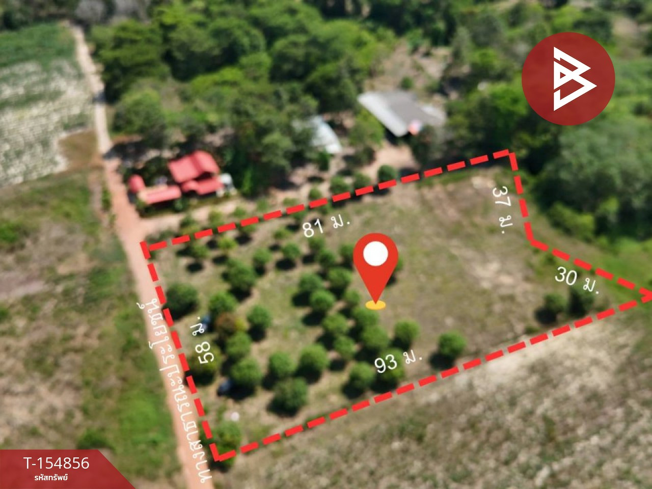 Land for sale, area 2 rai 3 ngan 13 sq m, Phe, Rayong. – รูปที่ 2