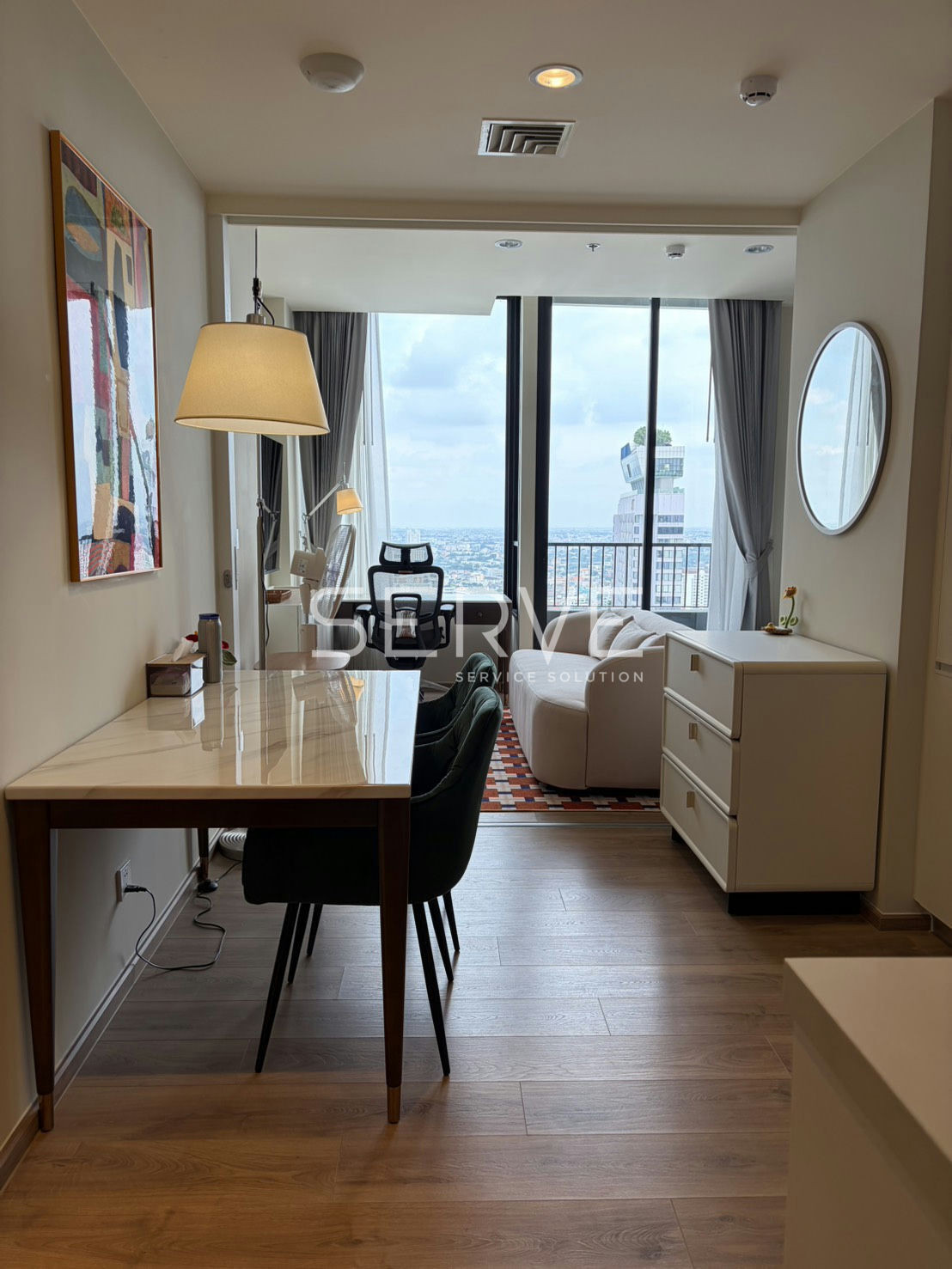 Nice Room & Nice View 1 Bed 33.17 sq.m. High Fl. 25+ Good Location BTS Thong Lo at Noble Form Thonglor Condo / For Rent