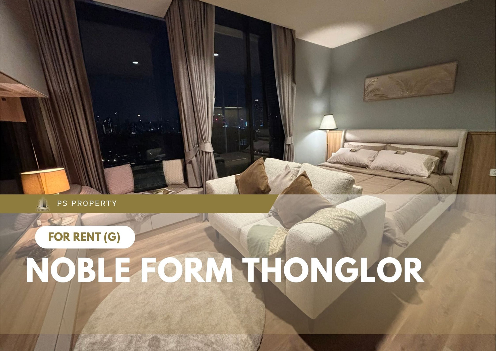 ให้เช่า ✨ Noble form Thonglor ✨ เฟอร์นิเจอร์ และ เครื่องใช้ไฟฟ้าครบ ใกล้ BTS ทองหล่อ