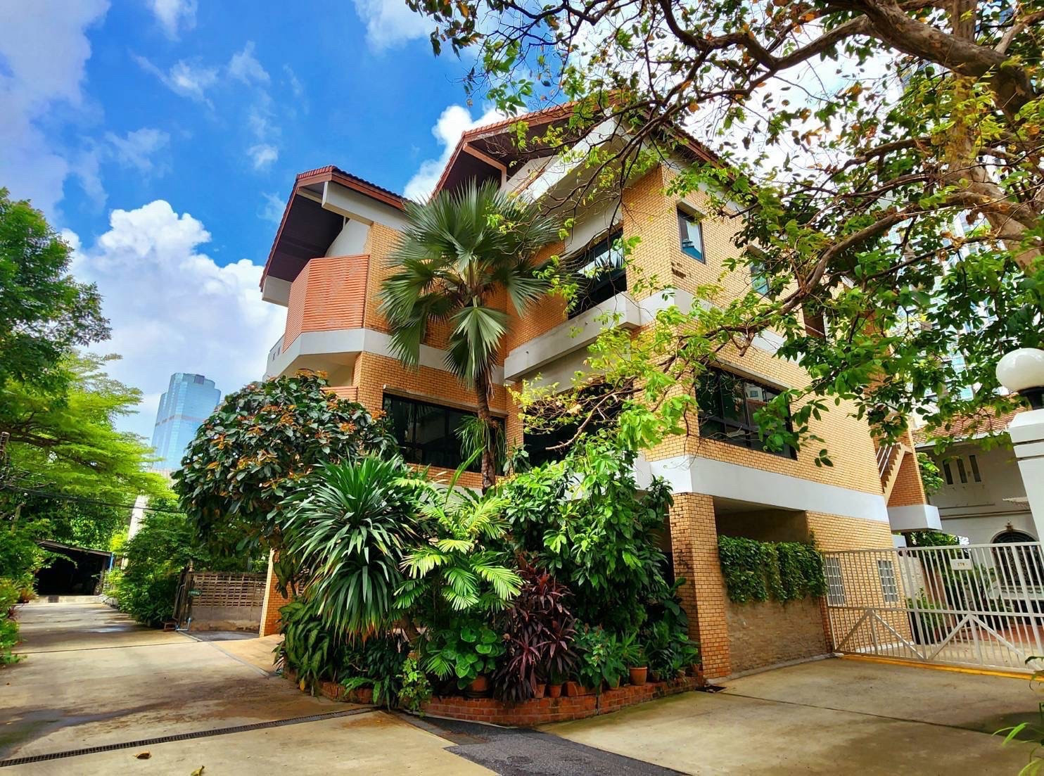 4 Storey House for Rent in Sathorn Bangkok near South Sathorn Road with Spacious Living Areas and 24 Hour Security