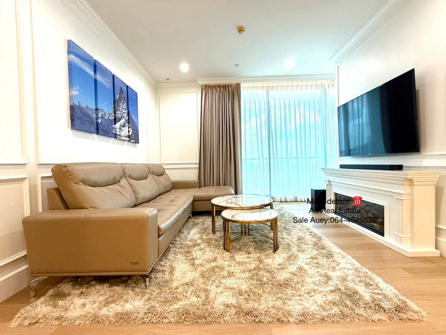 𝐅𝐎𝐑 𝐑𝐄𝐍𝐓‼️ (3 Bed 151 Sqm) 🐶🐱 Modern Classic | Benjakitti Park View 🌳 125K / Month – รูปที่ 2