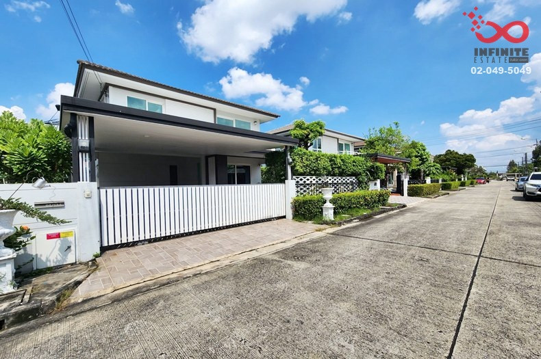 2-story detached house for sale, 50 sq m, Chaiyaphruek, Ramintra-Wongwaen 2, Khubon, along Khlong Song, completely renovated.