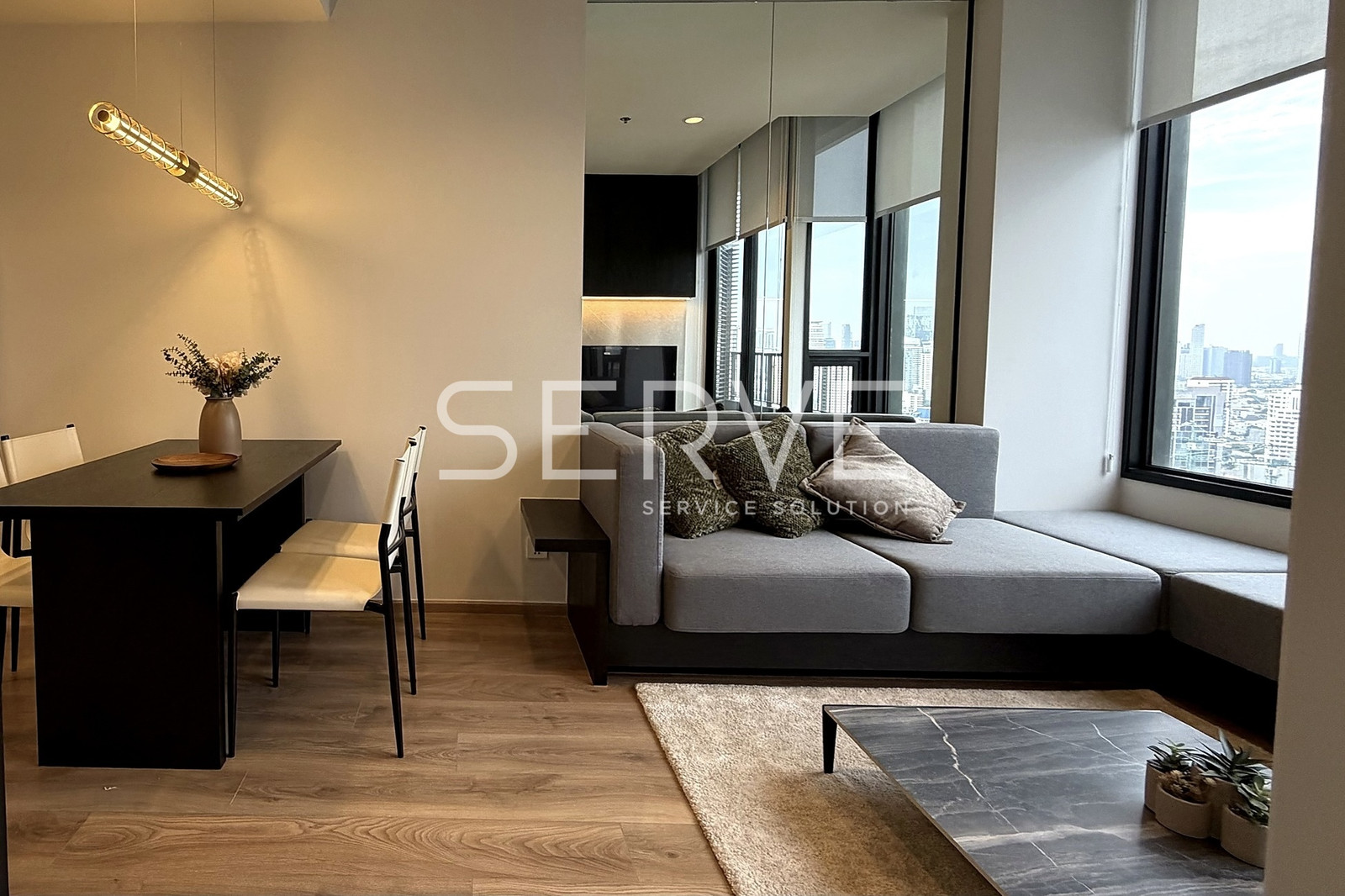 Brand New 2 Beds 2 Baths 52.46 sq.m. High Fl. 15+ Good Location Close to BTS Thong Lo at Noble Form Thonglor Condo / For Rent – รูปที่ 2