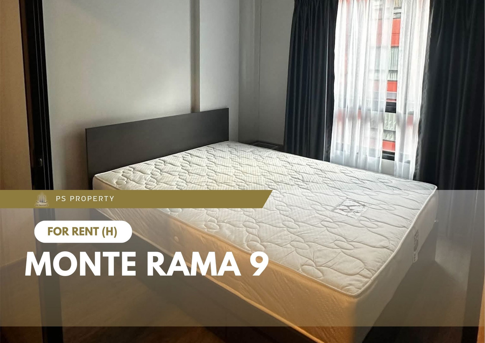 For rent ✨ Monte Rama 9 ✨ Fully furnished with appliances included; located near ARL Ramkhamhaeng.