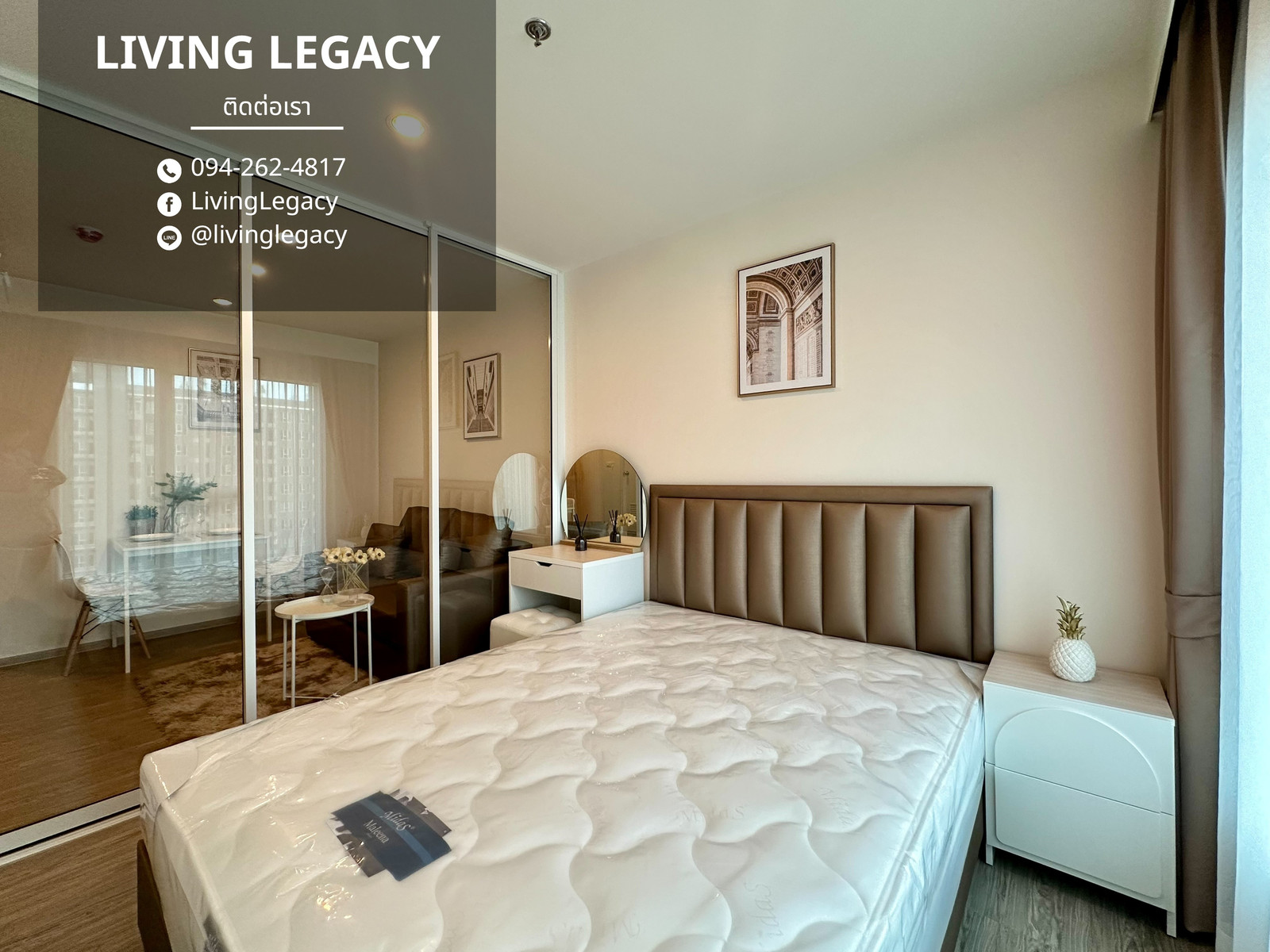 TNG0YU เช่าด่วน คอนโด Regent Home Bangna 28 ตร.ม. | ชั้น 29 | 1 ห้องนอน | 1 ห้องน้ำ 10,000 บาท/เดือน line id : @livinglegacy – รูปที่ 2