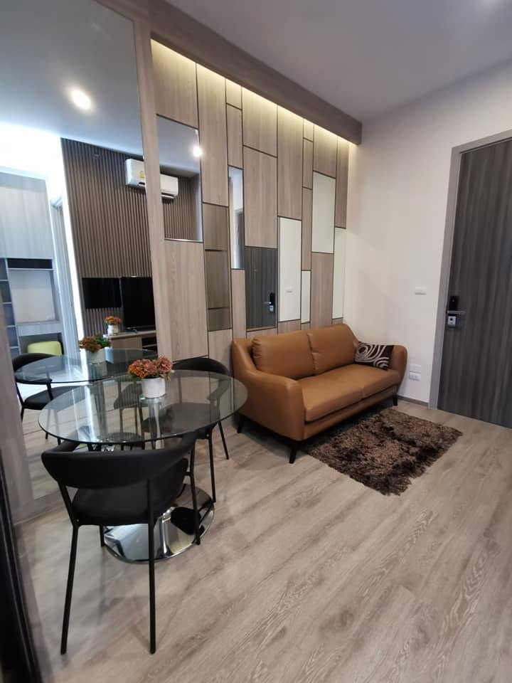 🏙️ Condo for rent KnightsBridge Prime Onnut (KnightsBridge Prime Onnut)|Beautiful room, 17th floor, river view 💰 Rent only 16,000 baht/month 📐• Size 28 sq m. • 17th floor, river view, no buildings blocking it.