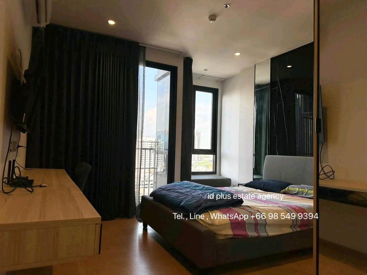 Maru Ekkamai 2 Condo with Pet friendly for Rent 🐈 1 bedroom 1 bathroom for 30 sq.m On 14th floor. fully furnished and electrical appliances. Walk 5 mins. To BTS Ekkamai. Rental Only for 25,000 / M. – รูปที่ 2