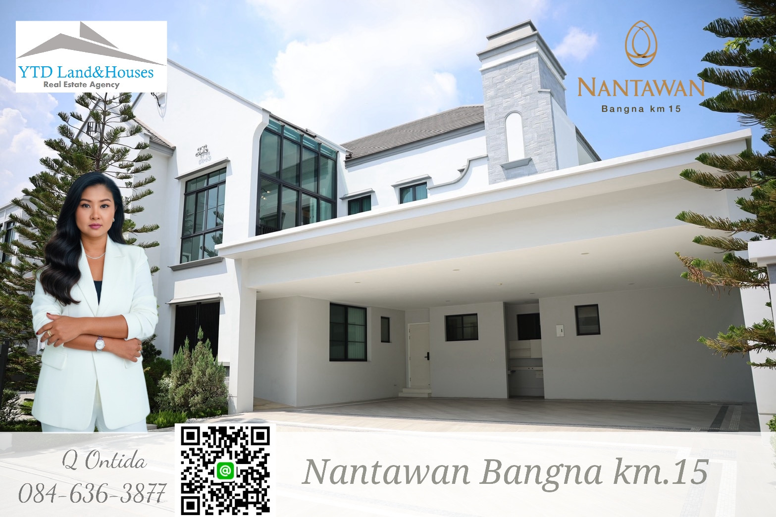 ขาย/เช่า บ้านหรู นันทวัน บางนา กม.15 บ้านพร้อมอยู่ ตกแต่งเรียบร้อย พร้อมเข้าอยู่ได้เลย ทิศเหนือ แปลงหัวมุมที่ดีที่สุดในโครงการ วิวLake และติดกับ Pavilion ขนาดใหญ่ 