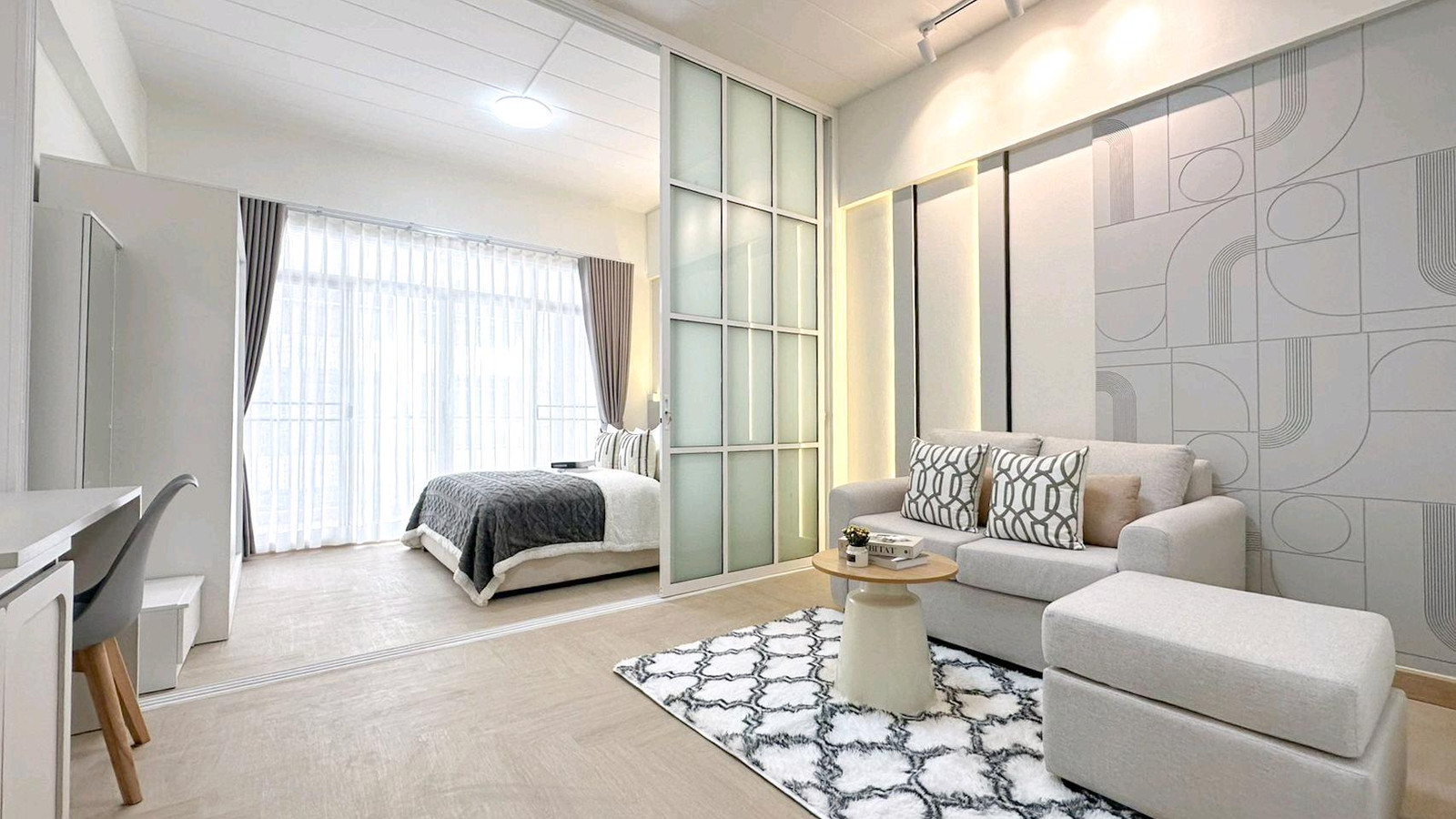 🌽 Corn Cob Condo = Beautiful room near Ramkhamhaeng University. #Convenient transportation #Newly decorated #Close to the BTS