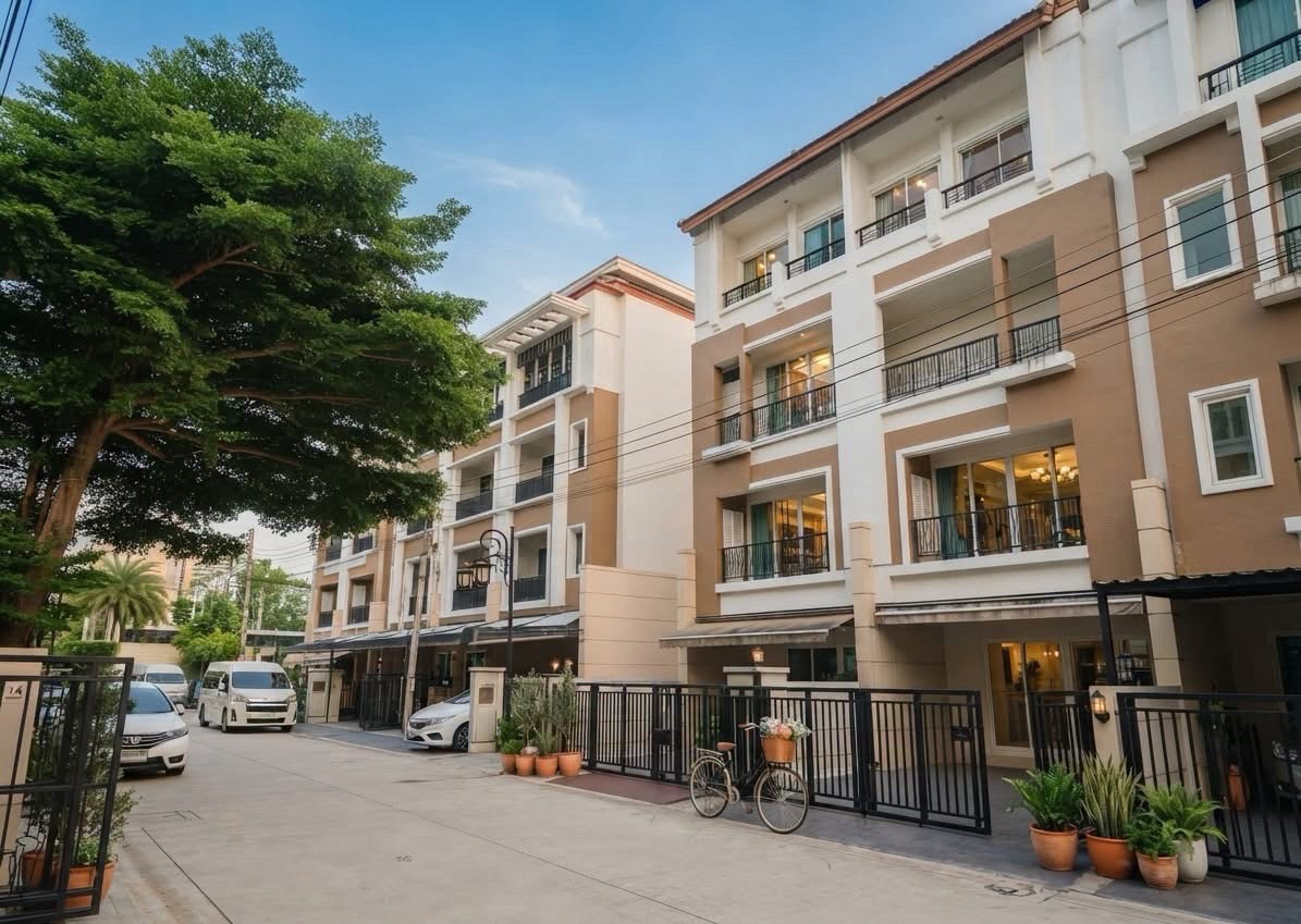 For rent: Townhome Baan Klang Krung Rama 3 For rent: Townhome Baan Klang Krung Rama 3