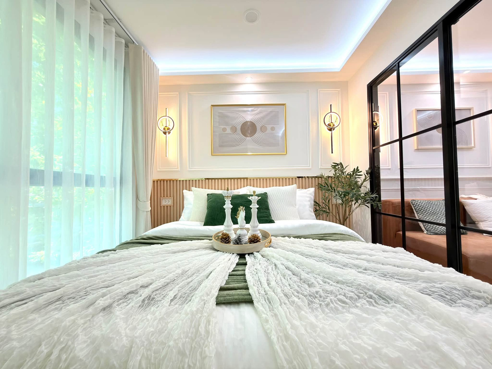 🏡 For rent Lumpini Ville Lasalle–Bearing Newly renovated room, low price, only 12,000 baht/month.