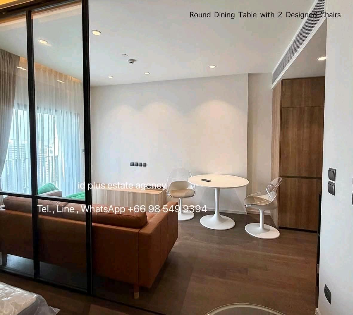 Muniq Sukhumvit 23 Condo with Pet friendly for Rent 🐈 1 bedroom 1 bathroom for 43 sq.m 25th floor. fully furnished and electrical appliances. Walk few mins. to BTS Asoke  Rental Only for 42,000 / M. – รูปที่ 4