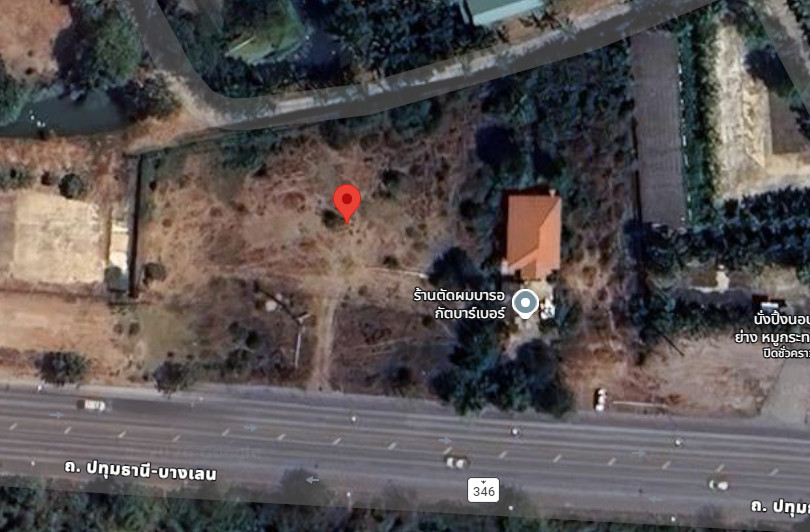 Land for sale in Nong Lan, Tha Maka, 2 rai, road frontage 80 meters, near Organic Land.