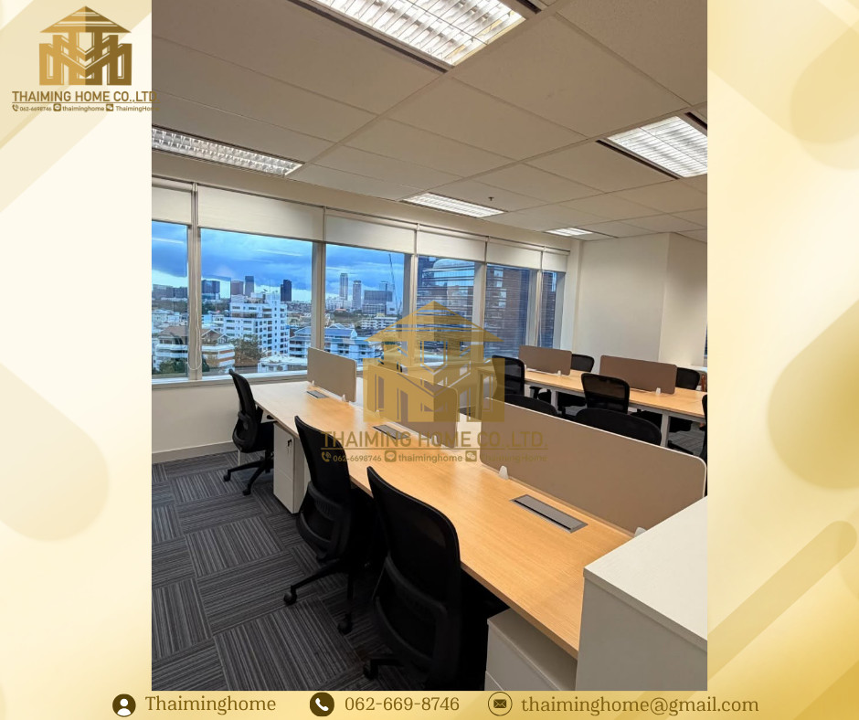 Office for rent, office 227 sq m., with furniture, Lumpini, near Ploenchit BTS, Chidlom, Nana (TO8-4326) – รูปที่ 2