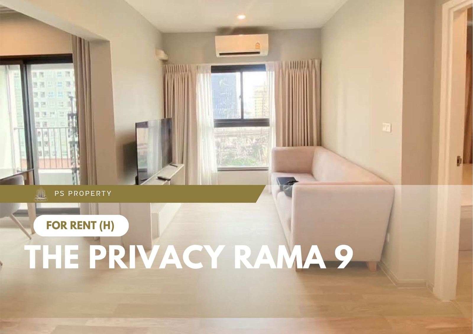 ให้เช่า 📍 The Privacy Rama 9 📍 2 ห้องนอน 2 ห้องน้ำ เฟอร์นิเจอร์ และ เครื่องใช้ไฟฟ้าครบ ใกล้ MRT รามคำแหง