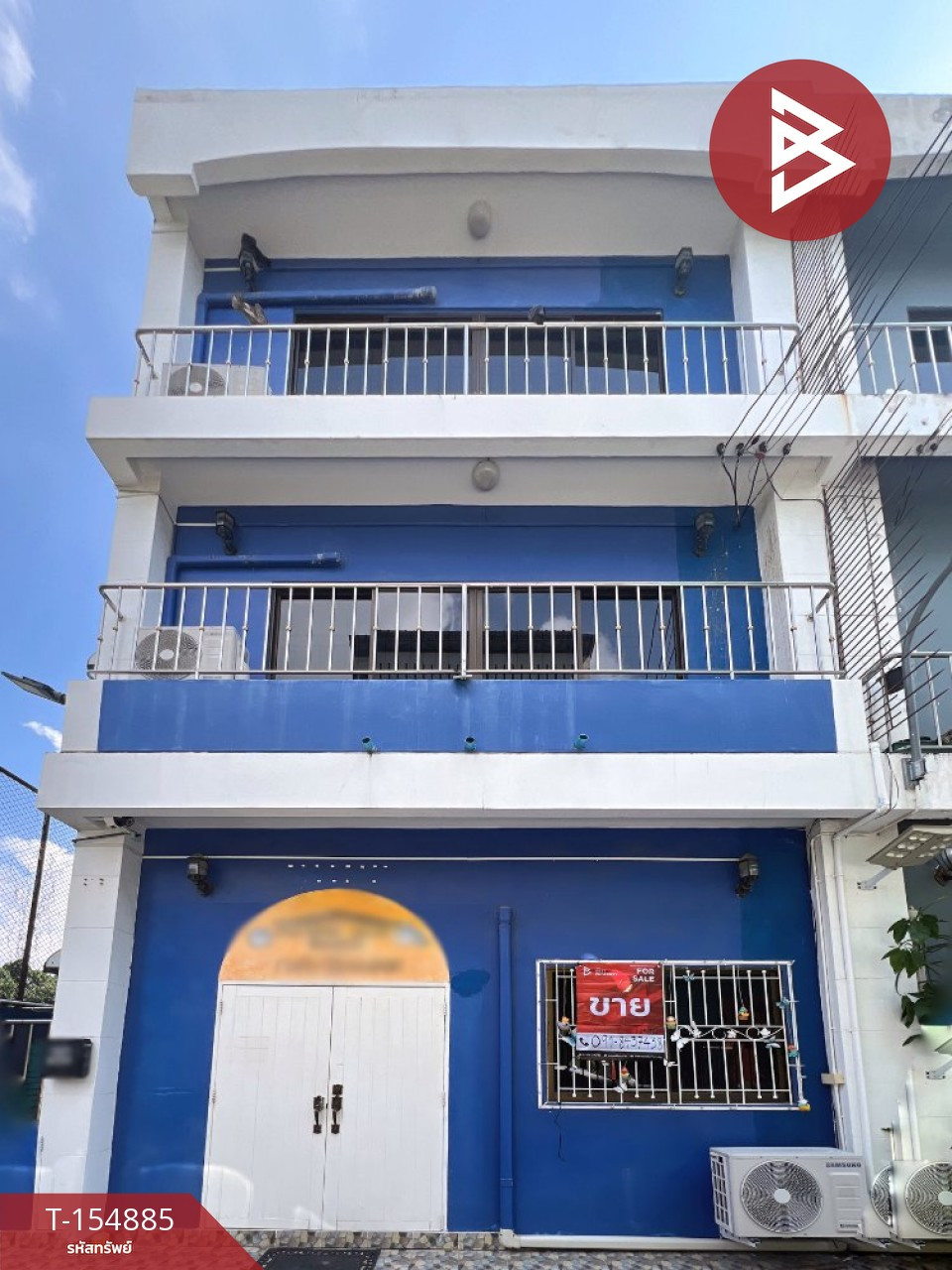 3-story townhouse for sale, Nopparat Townhome Village, Sukhumvit 101, Phra Khanong, Bangkok.