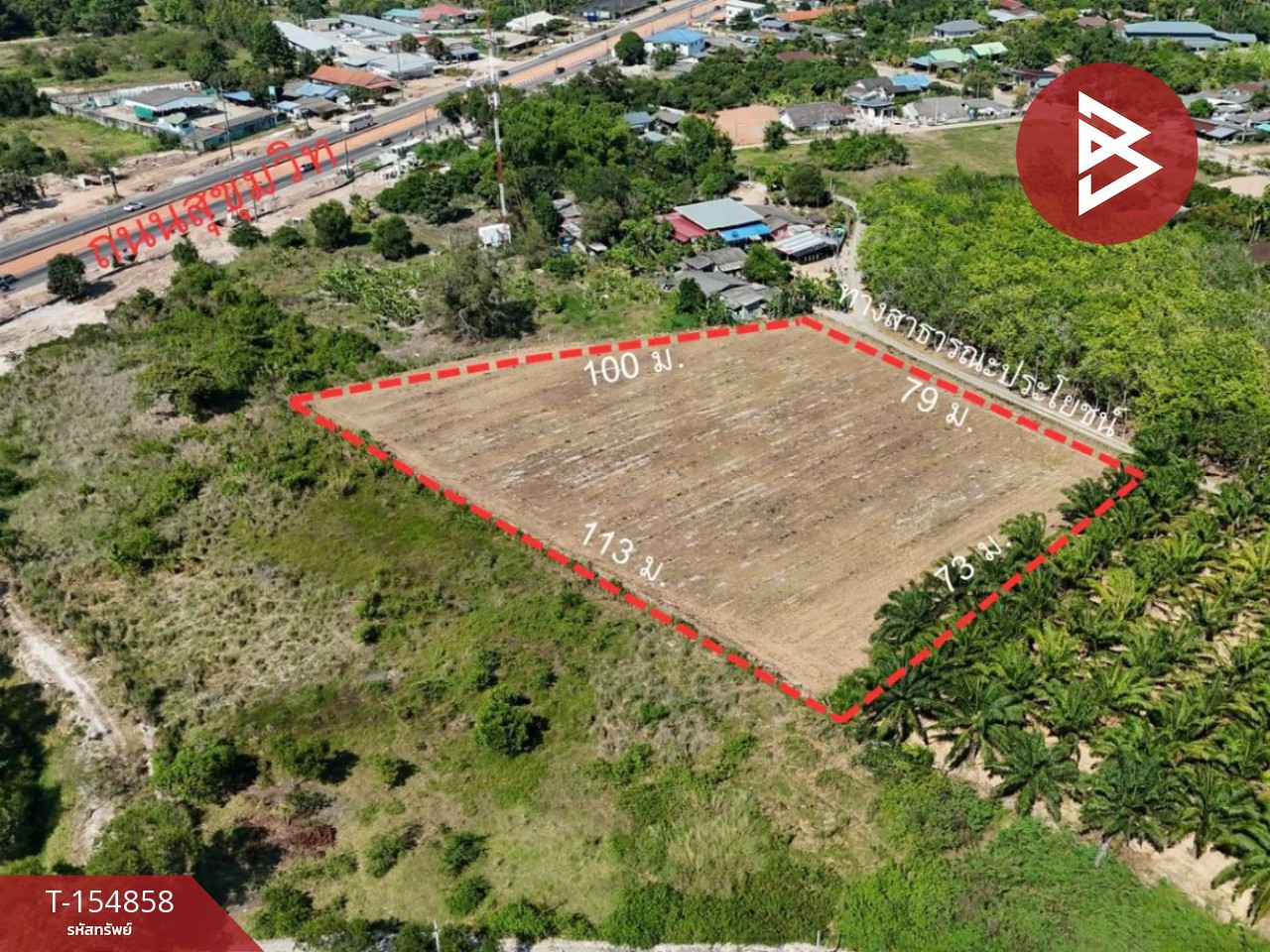 ขายที่ดิน เนื้อที่ 4 ไร่ 3 งาน 99.6 ตร.วา ตะพง ระยอง – รูปที่ 2