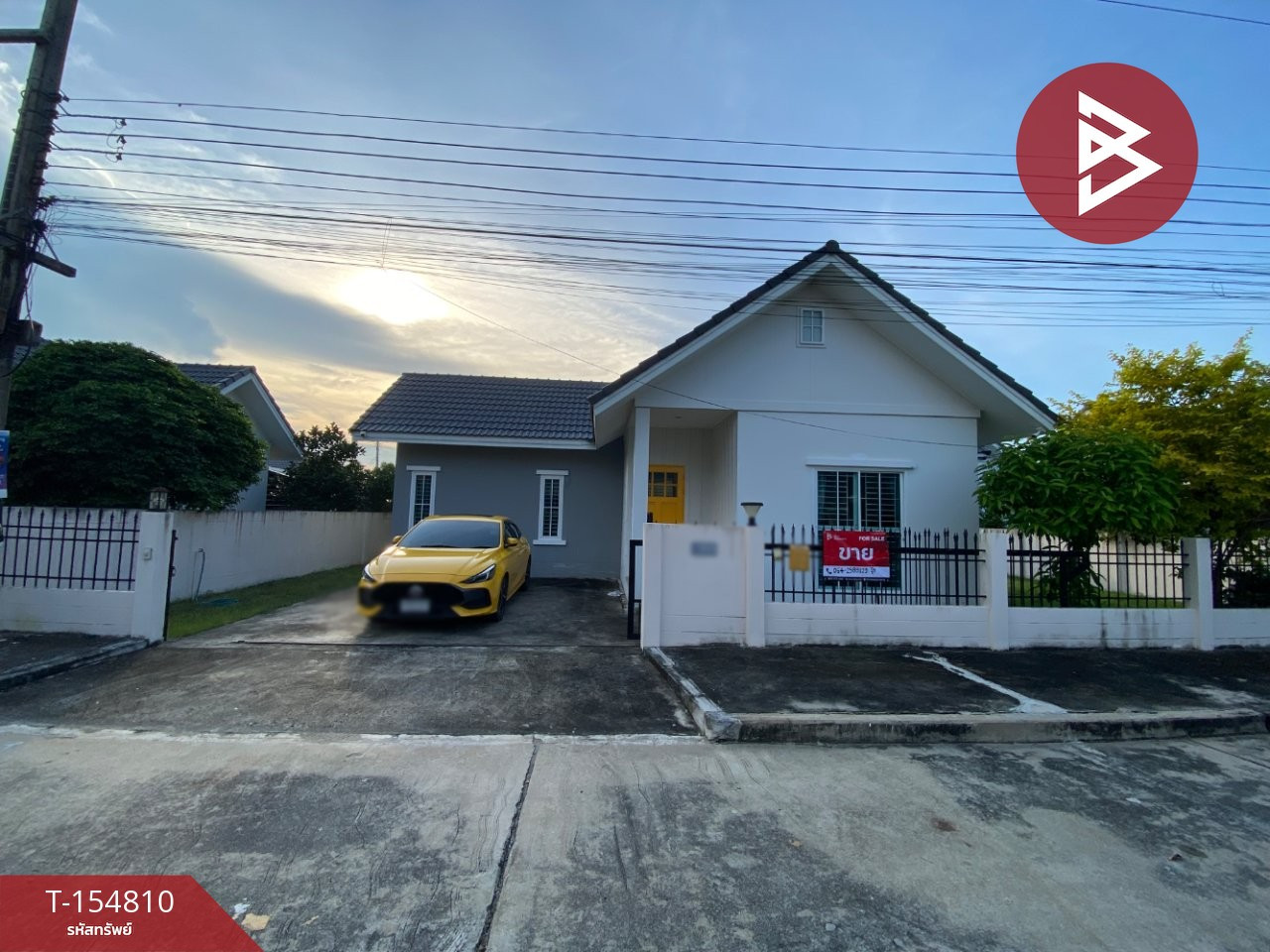 Single house for sale, area 65.1 sq m, Irish Park Village, Suphanburi, next to Road 340.