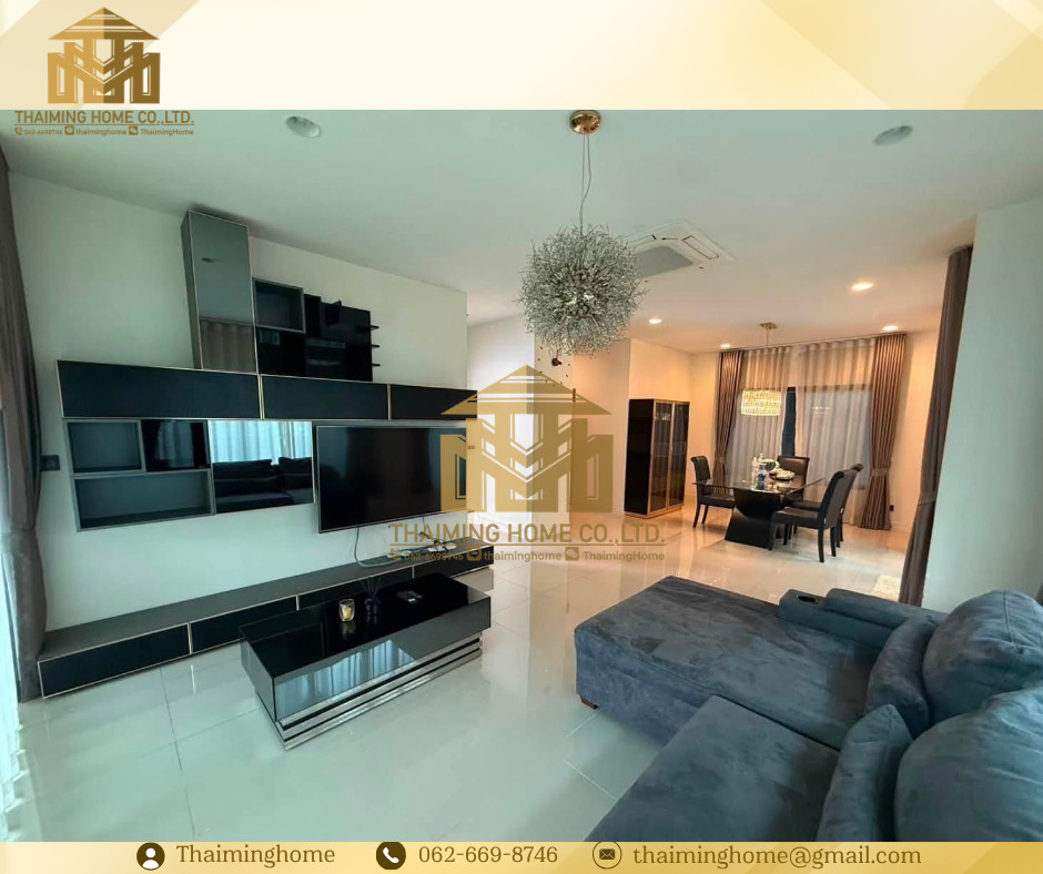 ให้เช่า บ้านเดี่ยว 2ชั้น เศรษฐสิริ กรุงเทพกรีฑา 3ห้องนอน 3ห้องน้ำ (TH8-10126) – รูปที่ 2