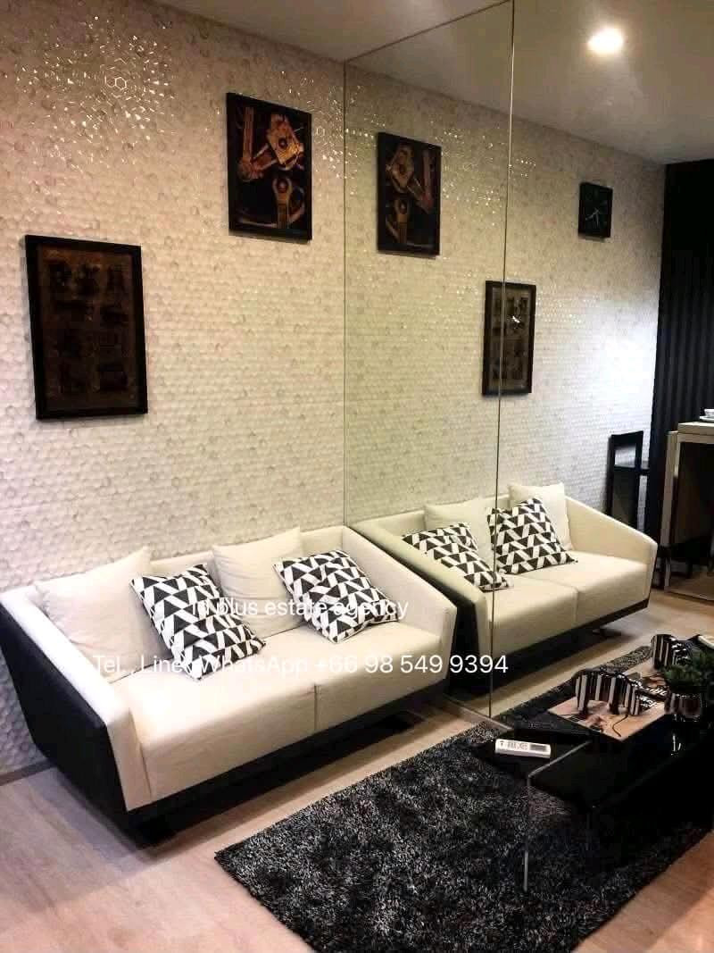 Condo with Pet friendly for Sale/Rent 🐈 1 bedroom 1 bathroom for 30 sq.m On 16th floor. fully furnished and electrical appliances. Walk 9 mins. To The Commons Thonglor. Sale Only for 7.5MB. / Rental Only for 25,000 / M. – รูปที่ 3