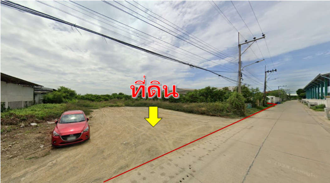 ขาย ที่ดิน  ซอยร่มเย็นพัฒนา ท่าทราย สมุทรสาคร ลงฐานรากสร้างโรงงาน-ห้องเย็น พร้อมแบบและเอกสารก่อสร้าง 4 ไร่ 44 ตรว