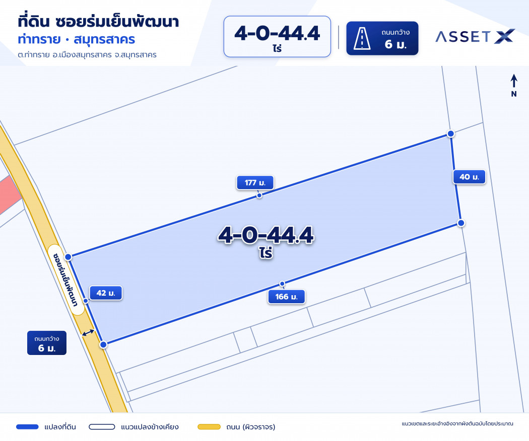 ขาย ที่ดิน  ซอยร่มเย็นพัฒนา ท่าทราย สมุทรสาคร ลงฐานรากสร้างโรงงาน-ห้องเย็น พร้อมแบบและเอกสารก่อสร้าง 4 ไร่ 44 ตรว – รูปที่ 4