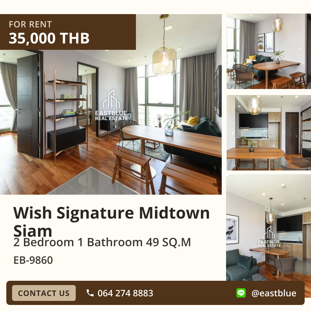 For Rent: Wish Signature Midtown Siam 🌟 2-Bedroom Condo in Ratchathewi For Rent: Wish Signature Midtown Siam 🌟 2-Bedroom Condo in Ratchathewi