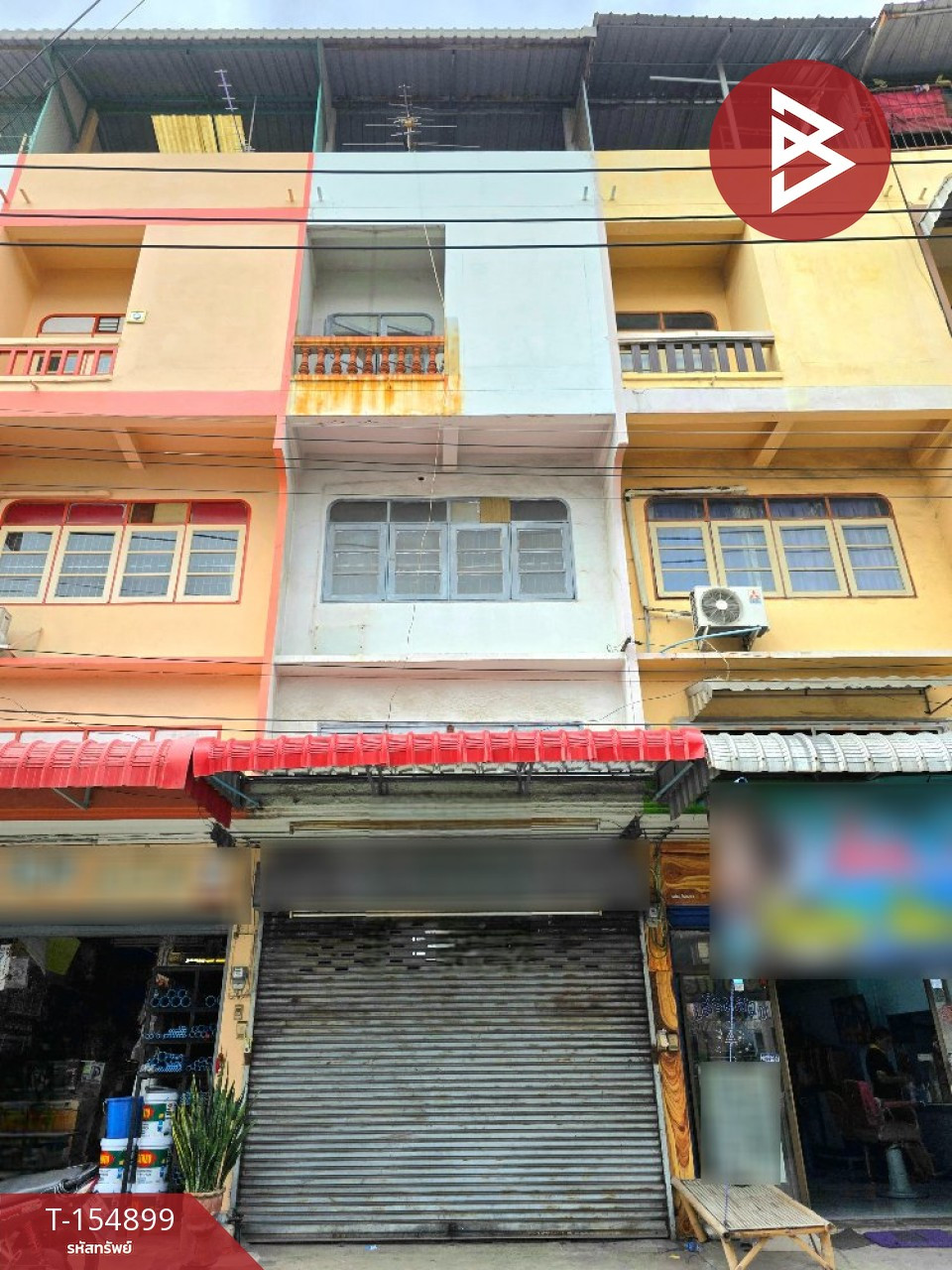 4-story commercial building for sale, Soi Phetkasem 93, Samut Sakhon