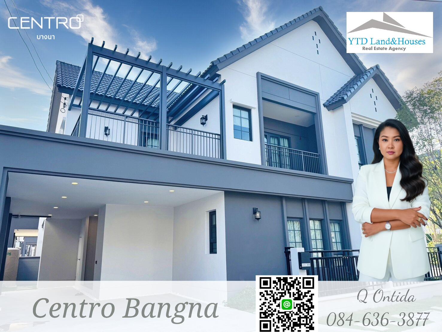 House for rent CENTRO Bangna Phase 2 | Premium Corner House near MEGA BANGNA. The house comes fully furnished and equipped with air conditioning in every bedroom, along with all necessary home appliances—move-in ready! Listing No: YT01-2613 House for rent CENTRO Bangna Phase 2 | Premium Corner House near MEGA BANGNA. The house comes fully furnished and equipped with air conditioning in every bedroom, along with all necessary home appliances—move-in ready! Listing No: YT01-2613