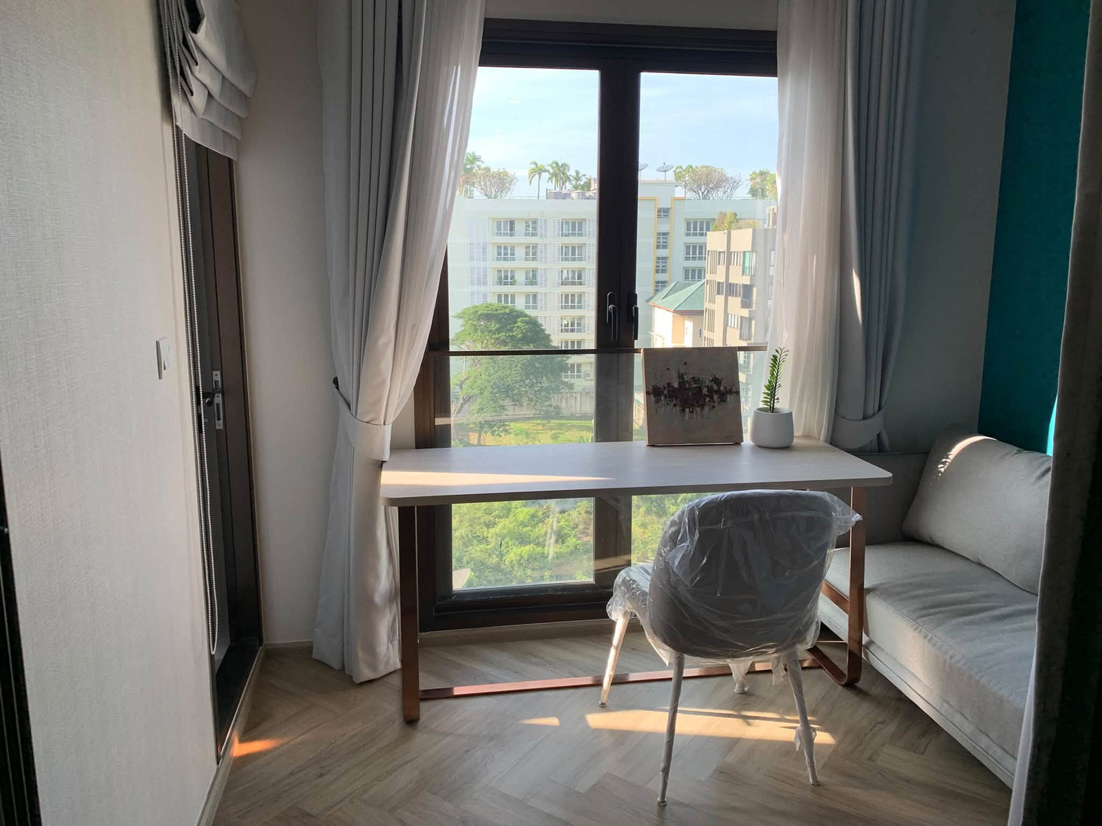 Condo for rent, has a work room, good price, Thonglor view, corner room, Chapter Thonglor25 – รูปที่ 4